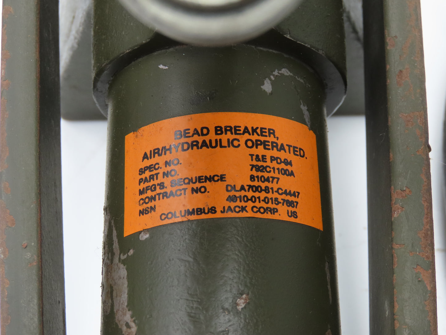 Columbus Jack T&E PD-94 Air Hydraulic Tire Changer Bead Breaker Foot Pedal Pump