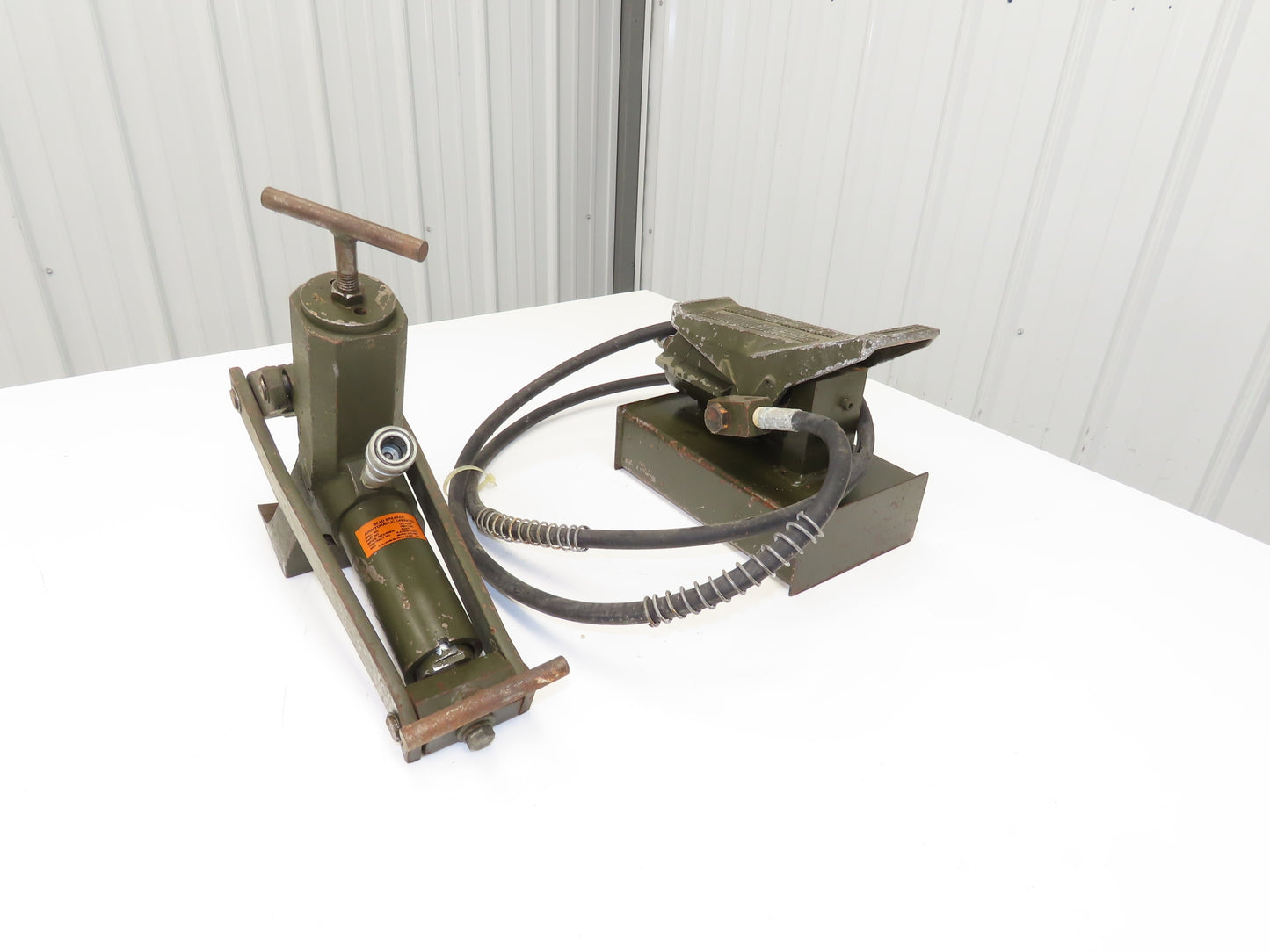Columbus Jack T&E PD-94 Air Hydraulic Tire Changer Bead Breaker Foot Pedal Pump