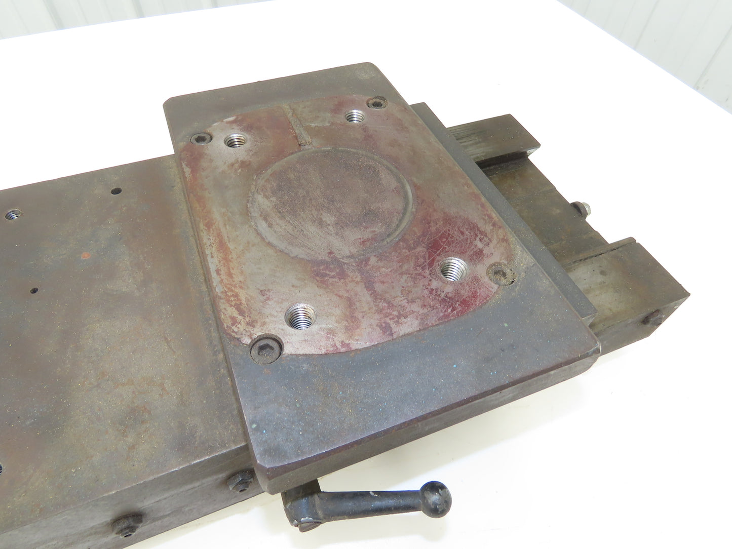 Milling Machine Sliding Dovetail Threaded Fixture Table 8"x12" With 10"x6" Added