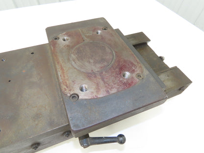 Milling Machine Sliding Dovetail Threaded Fixture Table 8"x12" With 10"x6" Added