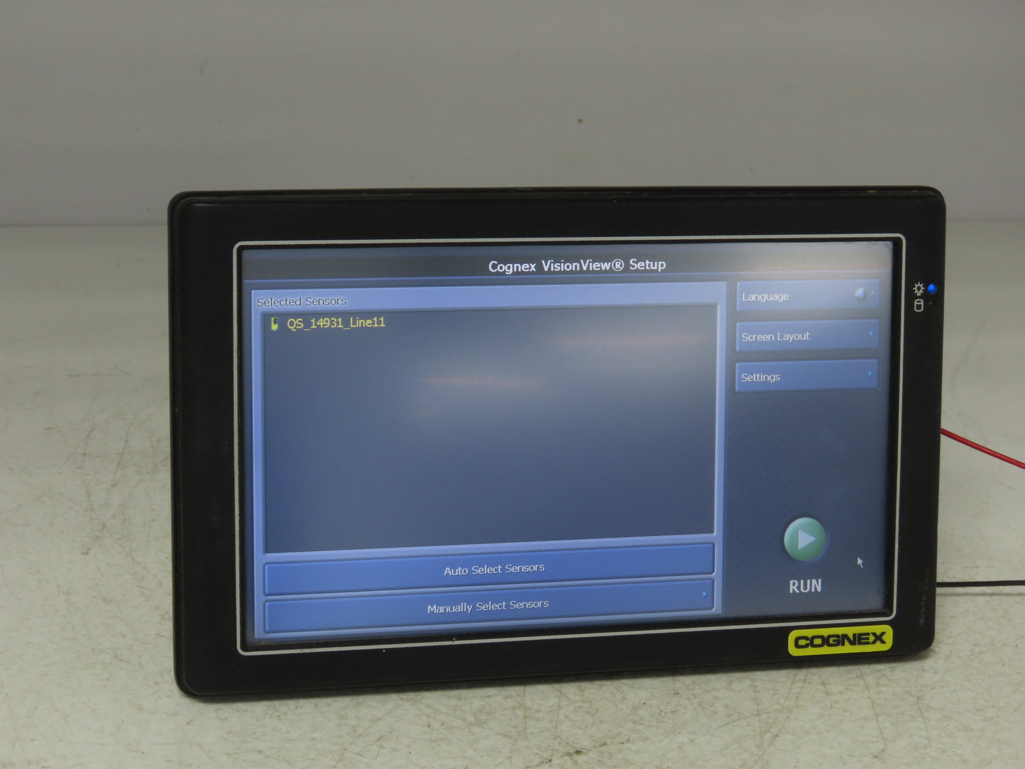 ICOP 825-0428-1R Cognex 9" Resistive Touch Panel 1024x600 LCD Screen PMX-090T