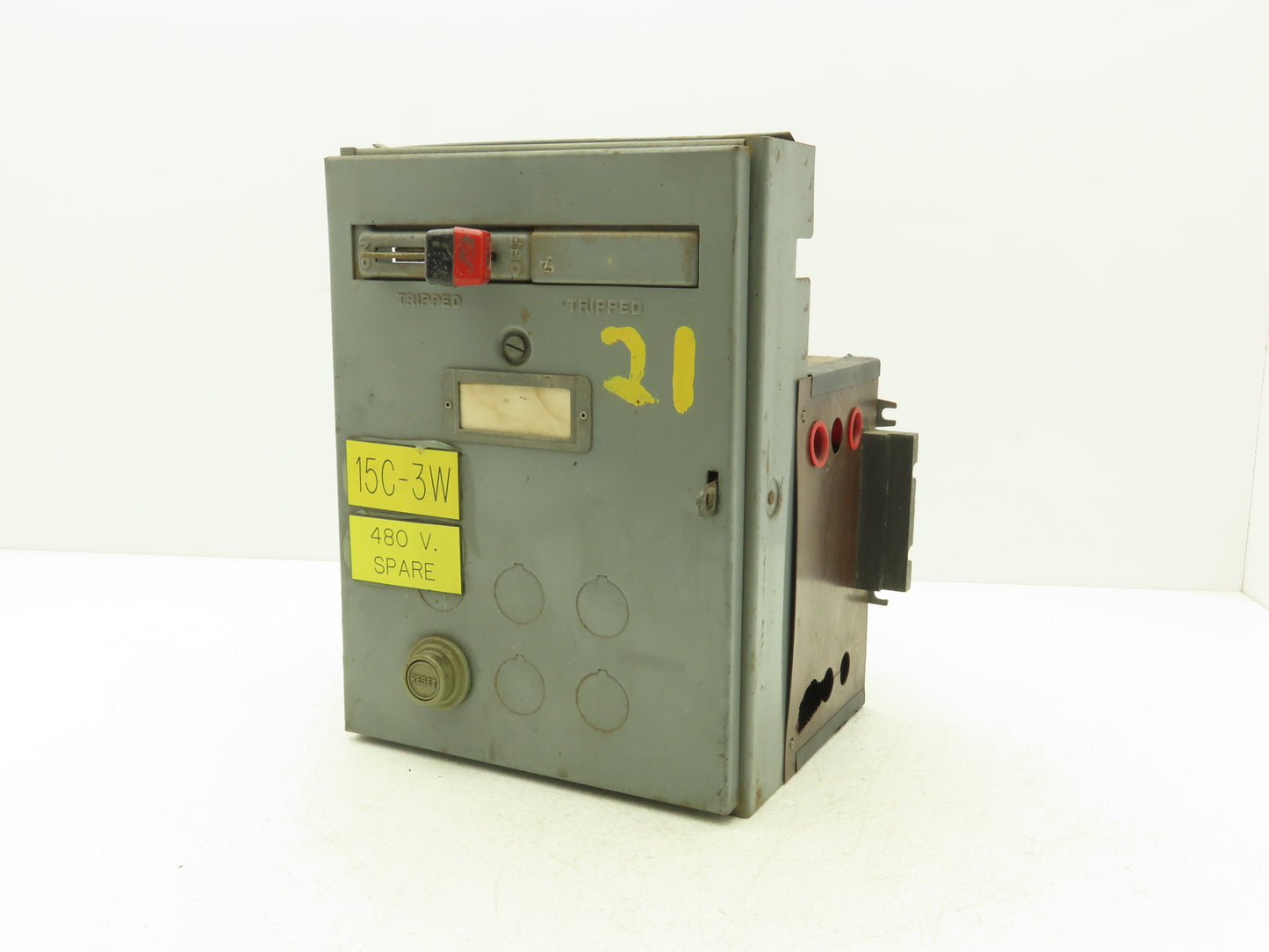 Square D HBS8536SCL480 MCC Bucket Motor Starter 10Hp Size 1 Disconnect 600V 3Ph