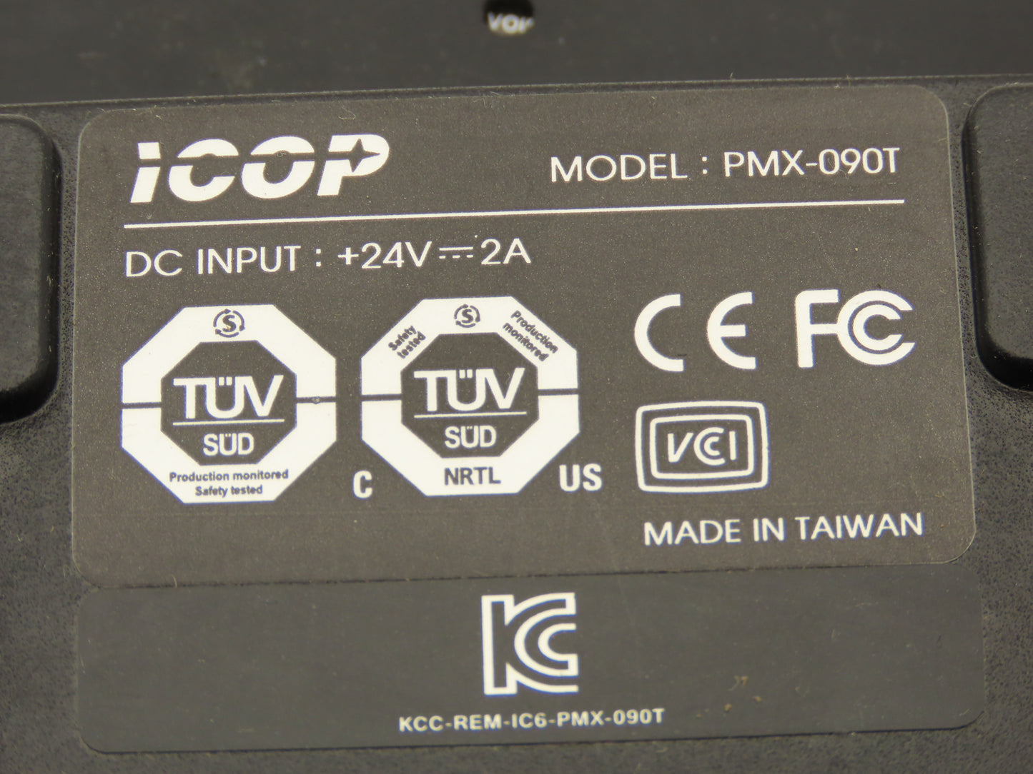 ICOP 825-0428-1R Cognex 9" Resistive Touch Panel 1024x600 LCD Screen PMX-090T