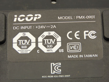 ICOP 825-0428-1R Cognex 9" Resistive Touch Panel 1024x600 LCD Screen PMX-090T