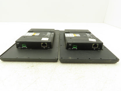 ICOP 825-0428-1R Cognex 9" Resistive Touch Panel 1024x600 LCD-READ Lot of 2