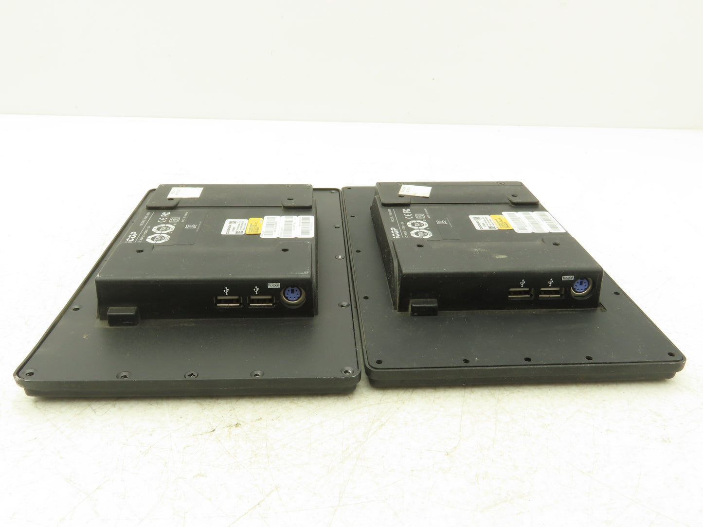 ICOP 825-0428-1R Cognex 9" Resistive Touch Panel 1024x600 LCD-READ Lot of 2