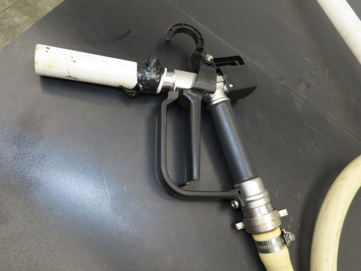 Lutz MD-2 Pneumatic Air Drum Container Pump 48" Plastic Tube w/Hose PVDF 41-L DL