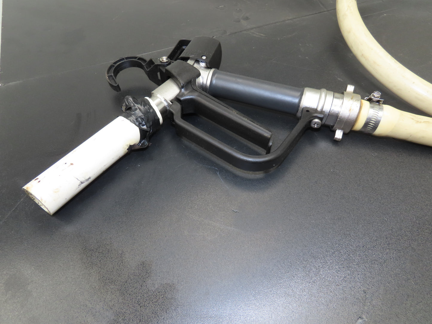 Lutz MD-2 Pneumatic Air Drum Container Pump 48" Plastic Tube w/Hose PVDF 41-L DL