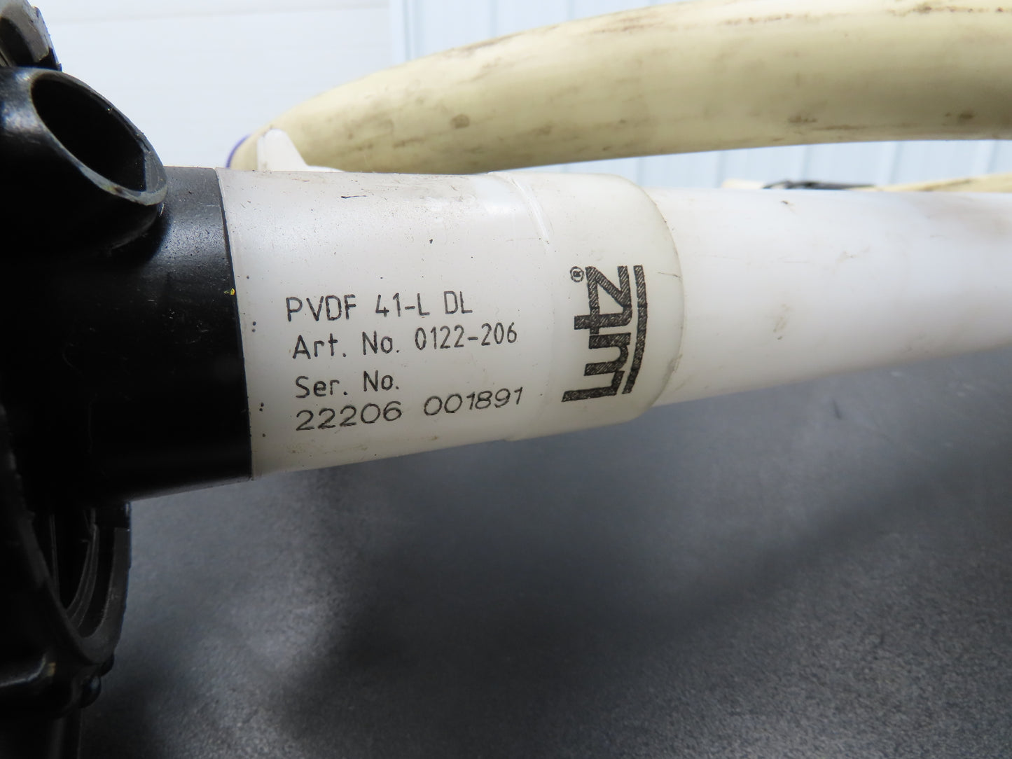 Lutz MD-2 Pneumatic Air Drum Container Pump 48" Plastic Tube w/Hose PVDF 41-L DL