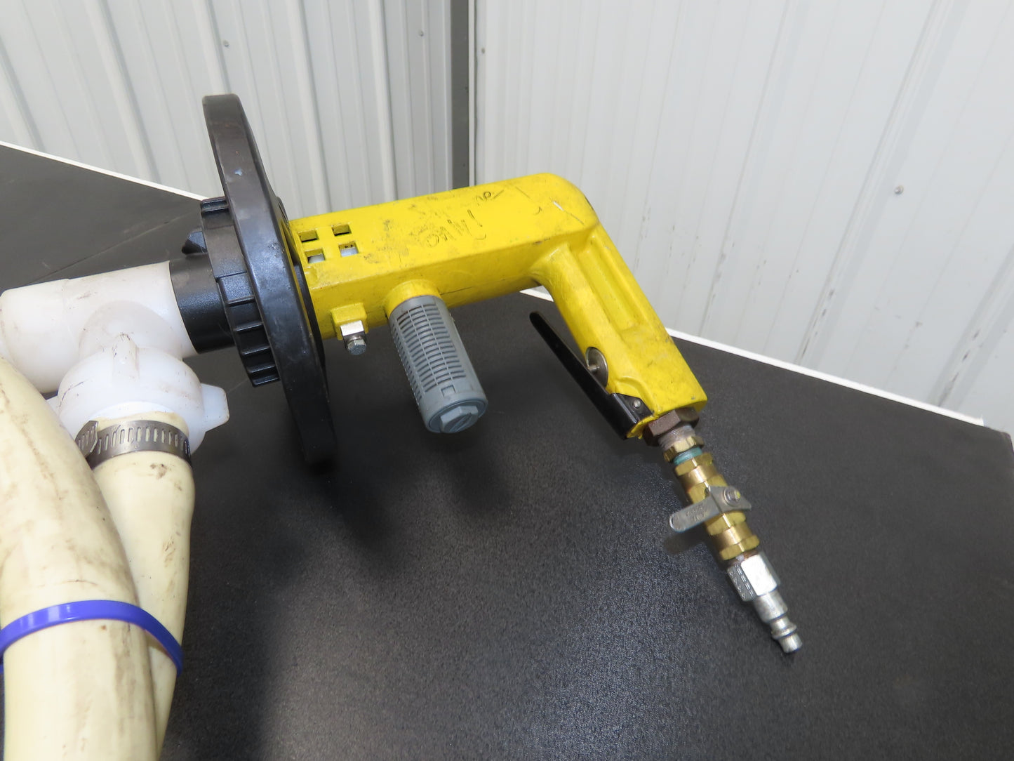 Lutz MD-2 Pneumatic Air Drum Container Pump 48" Plastic Tube w/Hose PVDF 41-L DL