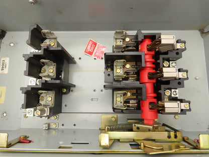 General Electric TH3362J Model 10 GE Safety Disconnect Switch 60A 600VAC