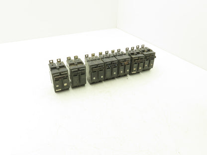 General Electric THQB2120 Bolt-On Circuit Breaker 20A 240V 2 Pole 1PH Lot of 7