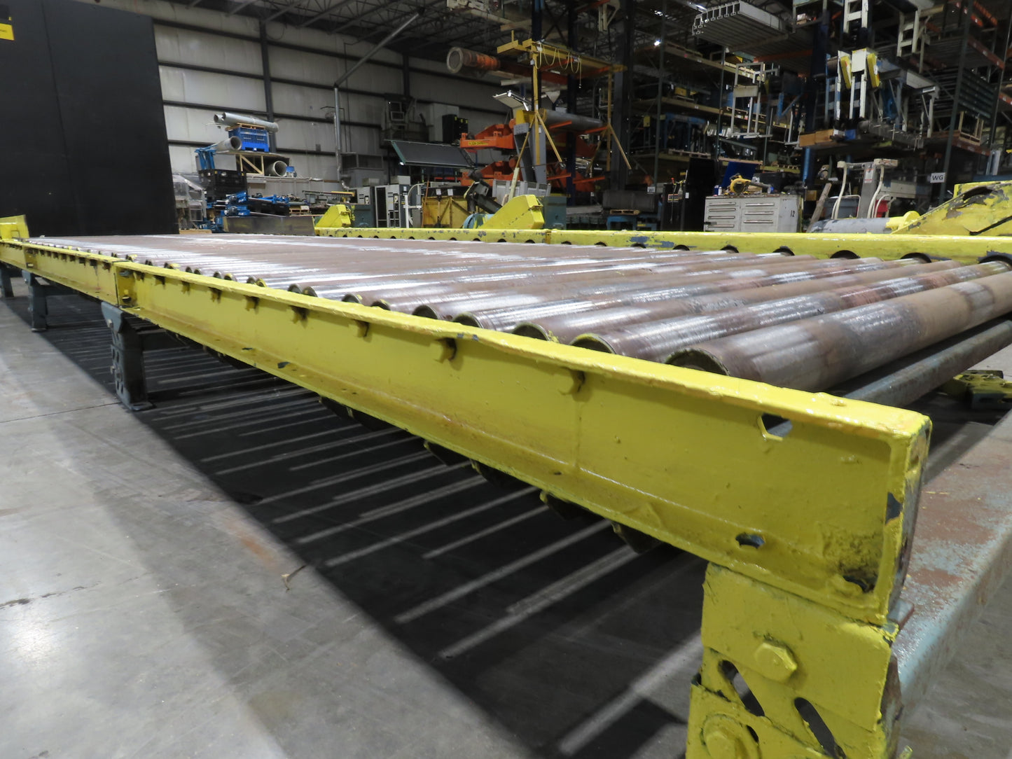 Hytrol 25-CRR 50"W x 15'L Pallet Conveyor 2.5" Roller 3PH Chain Drive 35FPM