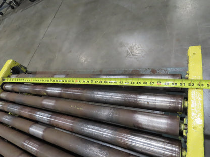 Hytrol 25-CRR 50"W x 15'L Pallet Conveyor 2.5" Roller 3PH Chain Drive 35FPM