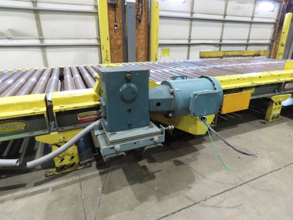 Hytrol 25-CRR 50"W x 15'L Pallet Conveyor 2.5" Roller 3PH Chain Drive 35FPM