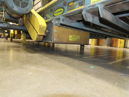 Hytrol 25-CRR 50"W x 15'L Pallet Conveyor 2.5" Roller 3PH Chain Drive 35FPM