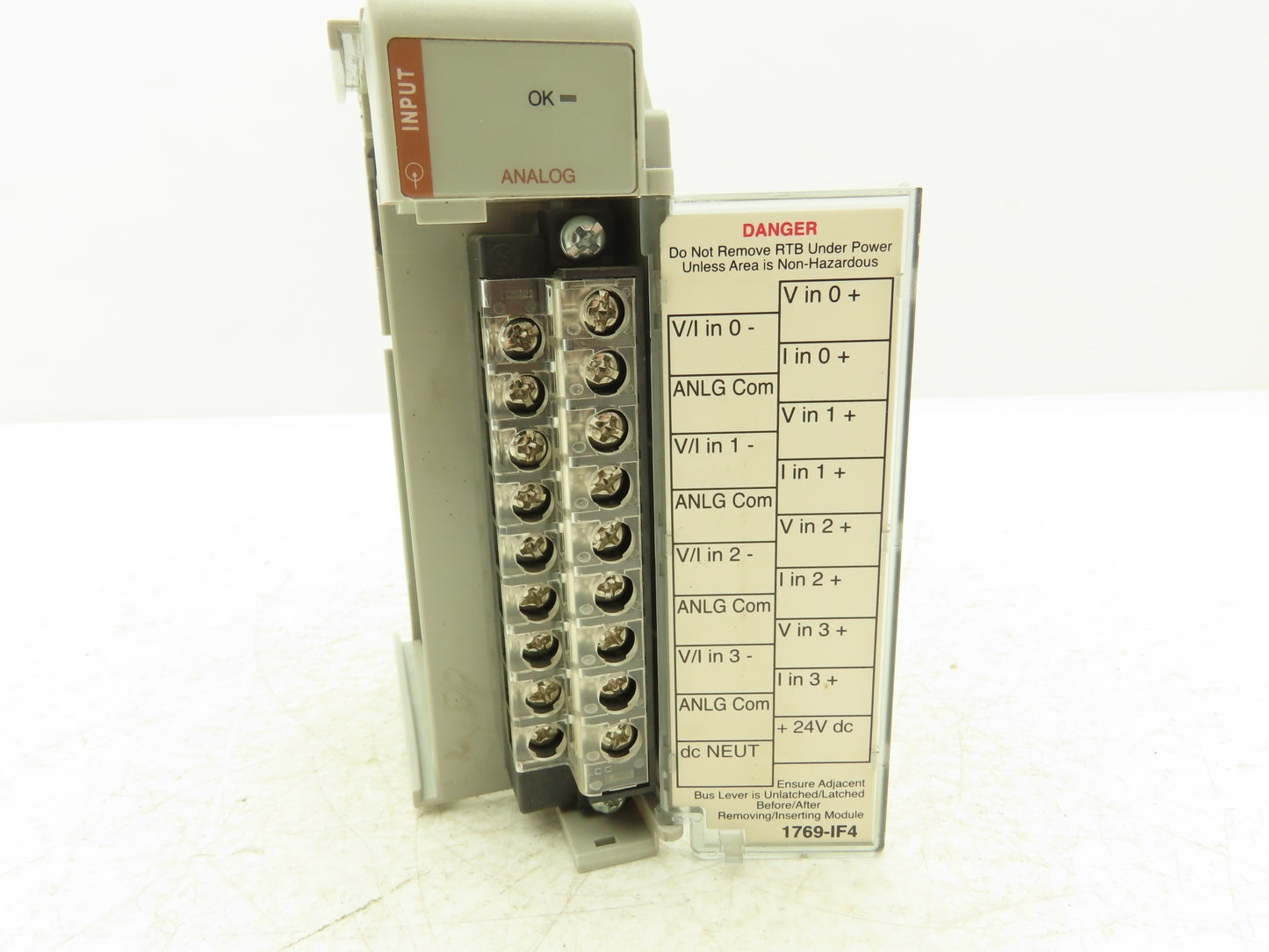 Allen Bradley 1769-IF4 Compact I/O Analog Input Module 24VDC Ser B Rev 2 F/W 3.2