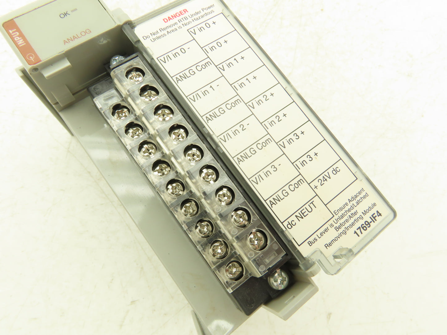 Allen Bradley 1769-IF4 Compact I/O Analog Input Module 24VDC Ser B Rev 2 F/W 3.2