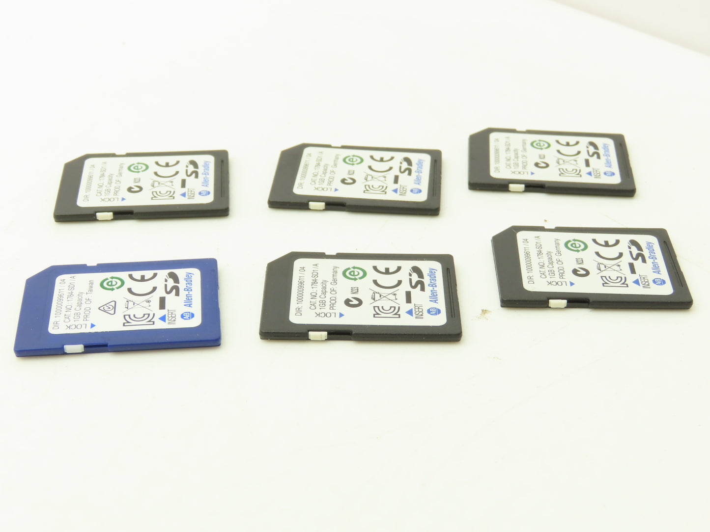 Allen Bradley 1784-SD1/A ControlLogix SD Memory Card Module 1GB Lot of 6