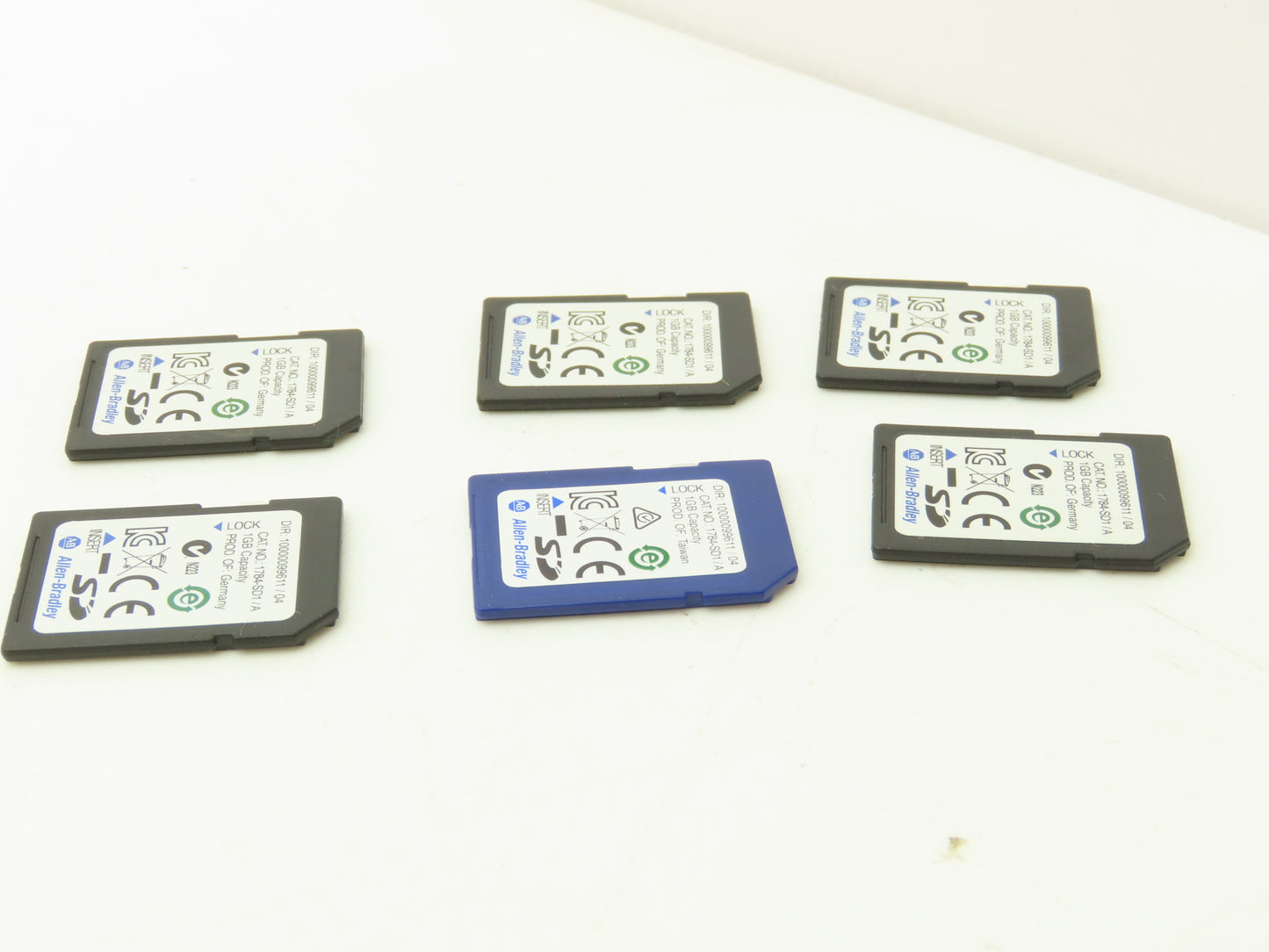 Allen Bradley 1784-SD1/A ControlLogix SD Memory Card Module 1GB Lot of 6