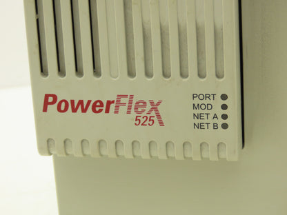 Allen Bradley 25B-D030N104 PowerFlex 525 VFD 500Hz 20Hp 460v 30A FRN 5.002 Ser A