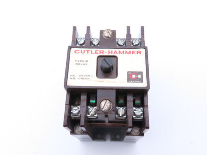 Cutler Hammer D23MB Type M Relay 10A 120V Coil w/ Ser A2 Attachment Lot of 6