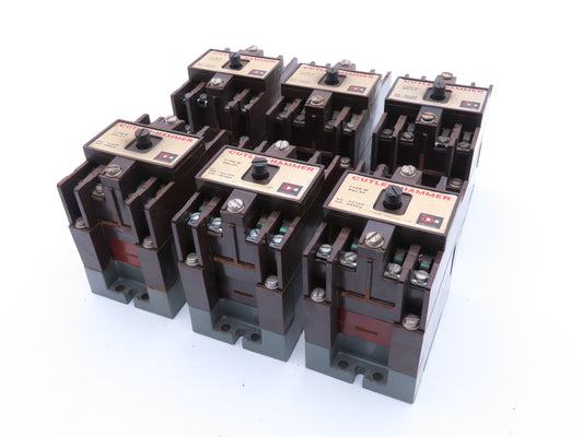 Cutler Hammer D23MB Type M Relay 10A 120V Coil w/ Ser A2 Attachment Lot of 6
