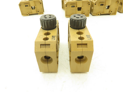 Weidmuller SAKS 4/35 Terminal Block Fuse Holder 380V 10mm Squared 16A Lot of 20