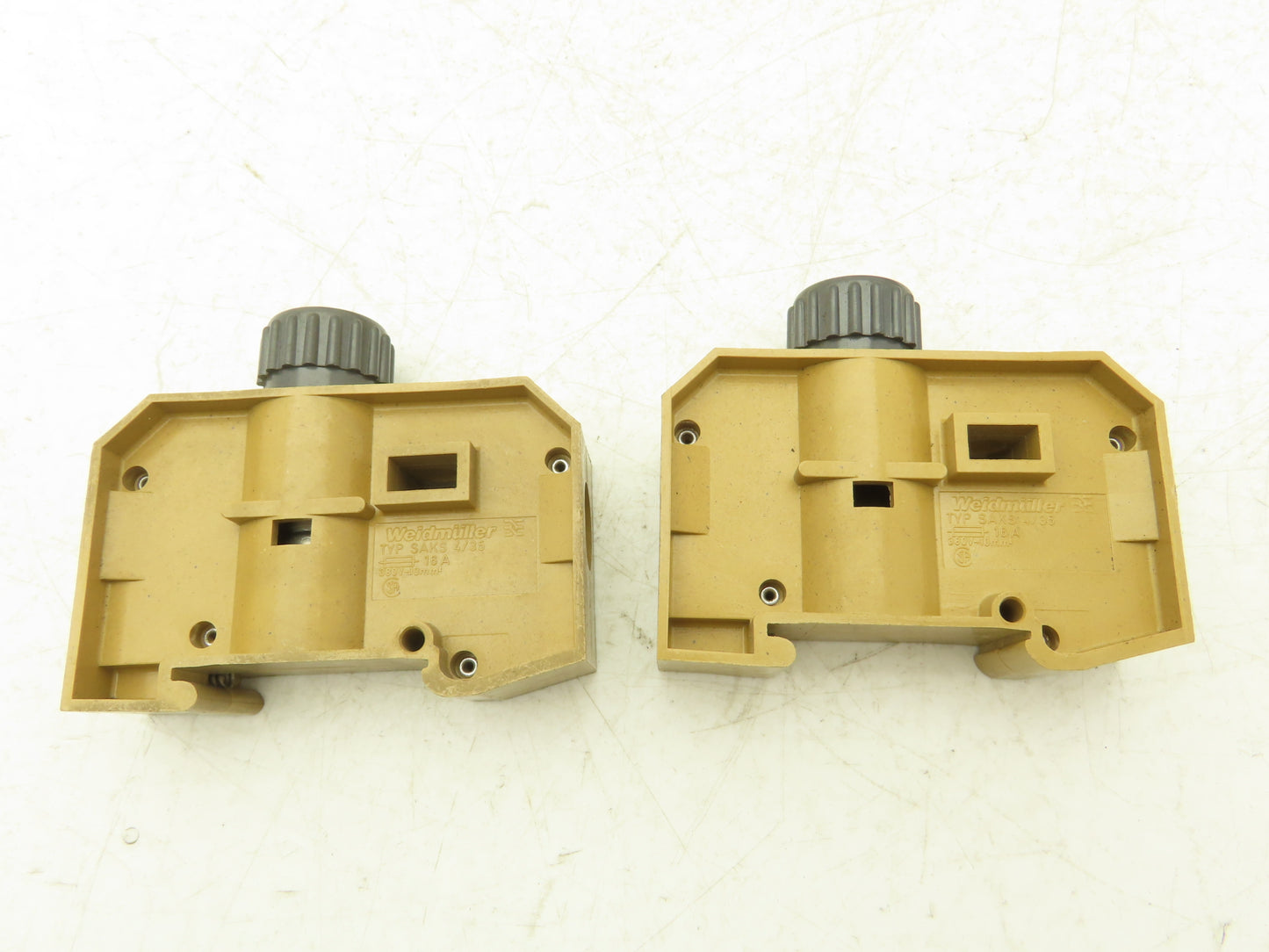 Weidmuller SAKS 4/35 Terminal Block Fuse Holder 380V 10mm Squared 16A Lot of 20
