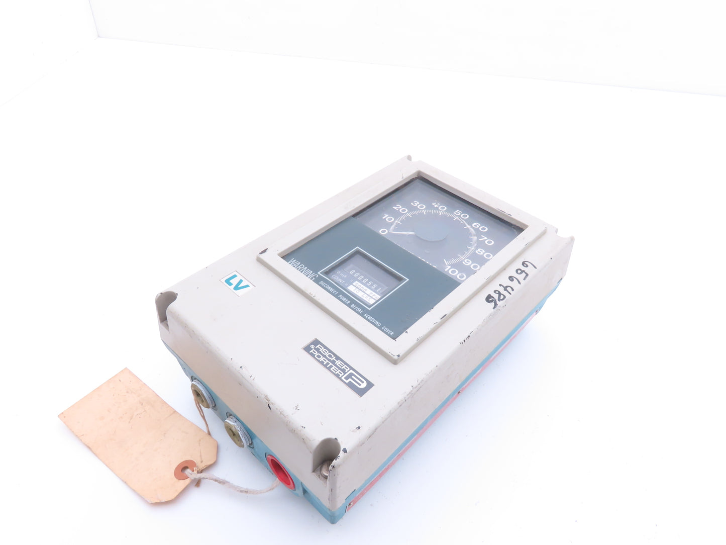 Fischer Porter 50LV3214B2GB Magnetic Flowmeter Signal Converter 120V Size 150mm