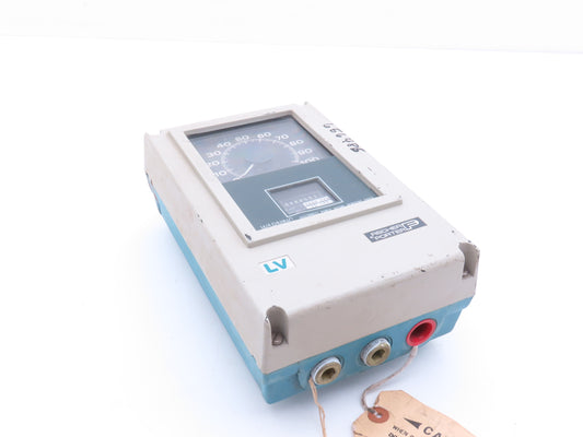 Fischer Porter 50LV3214B2GB Magnetic Flowmeter Signal Converter 120V Size 150mm