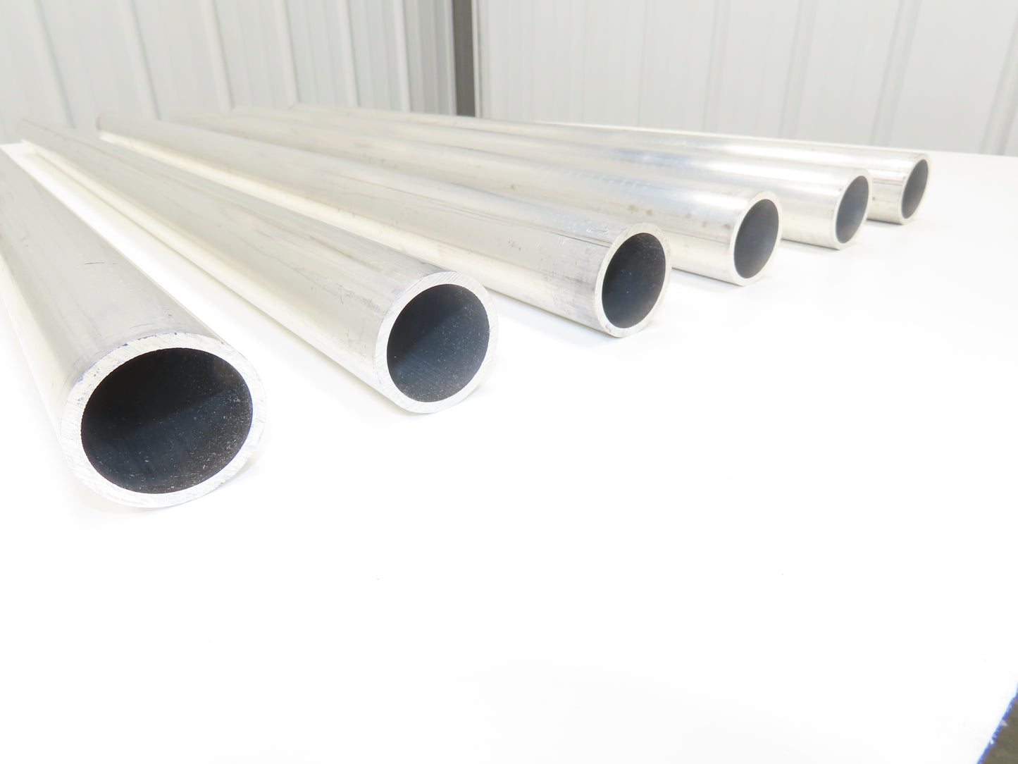 1-1/4"x 36" Sch 40 Aluminum Speed-Rail 1.66" Pipe OD Lot of 6