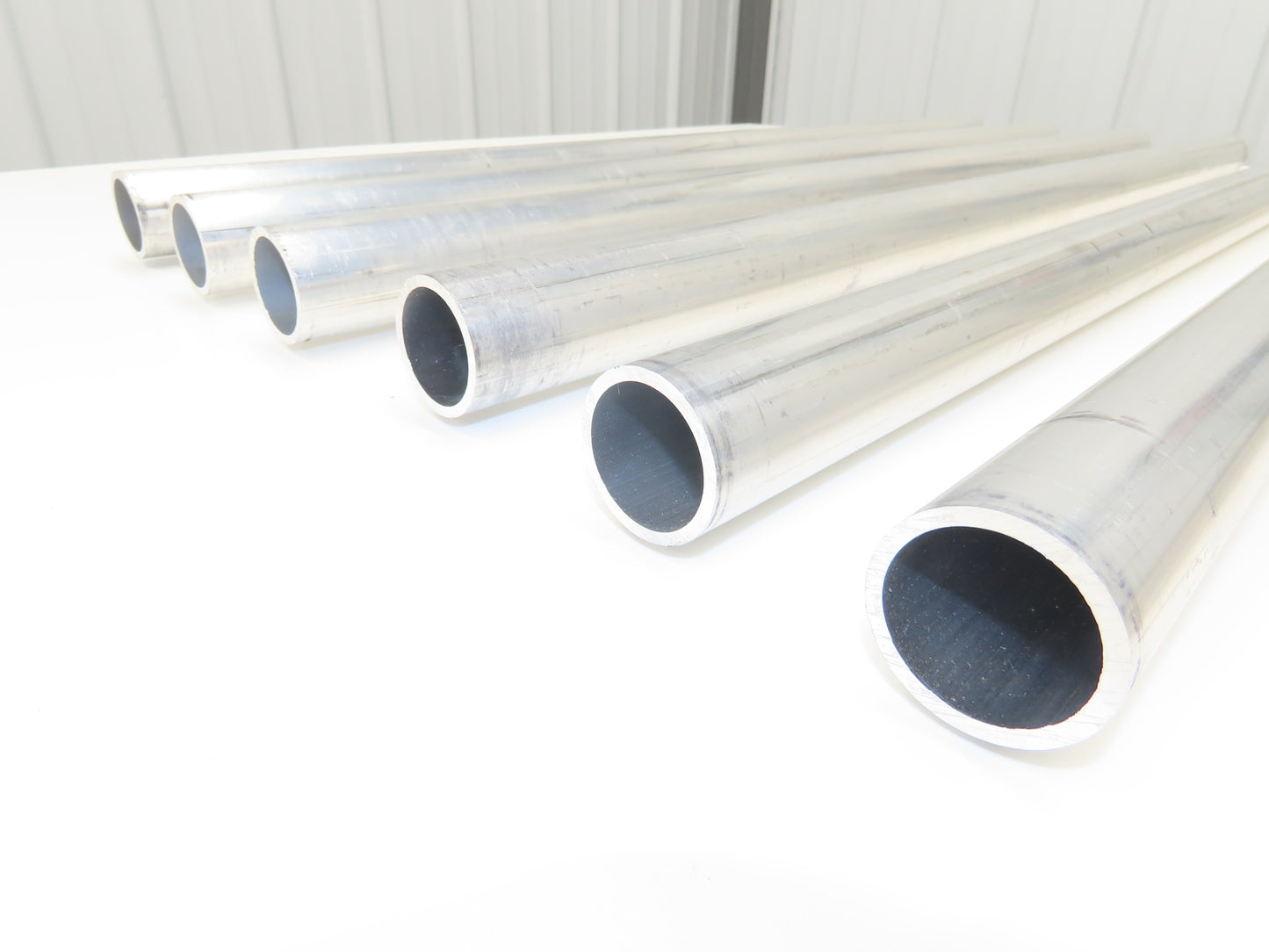 1-1/4"x 36" Sch 40 Aluminum Speed-Rail 1.66" Pipe OD Lot of 6