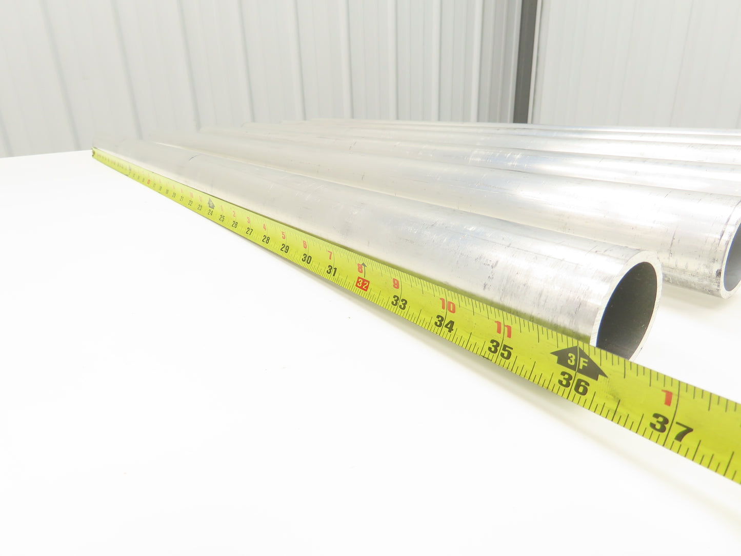 1-1/4"x 36" Sch 40 Aluminum Speed-Rail 1.66" Pipe OD Lot of 6