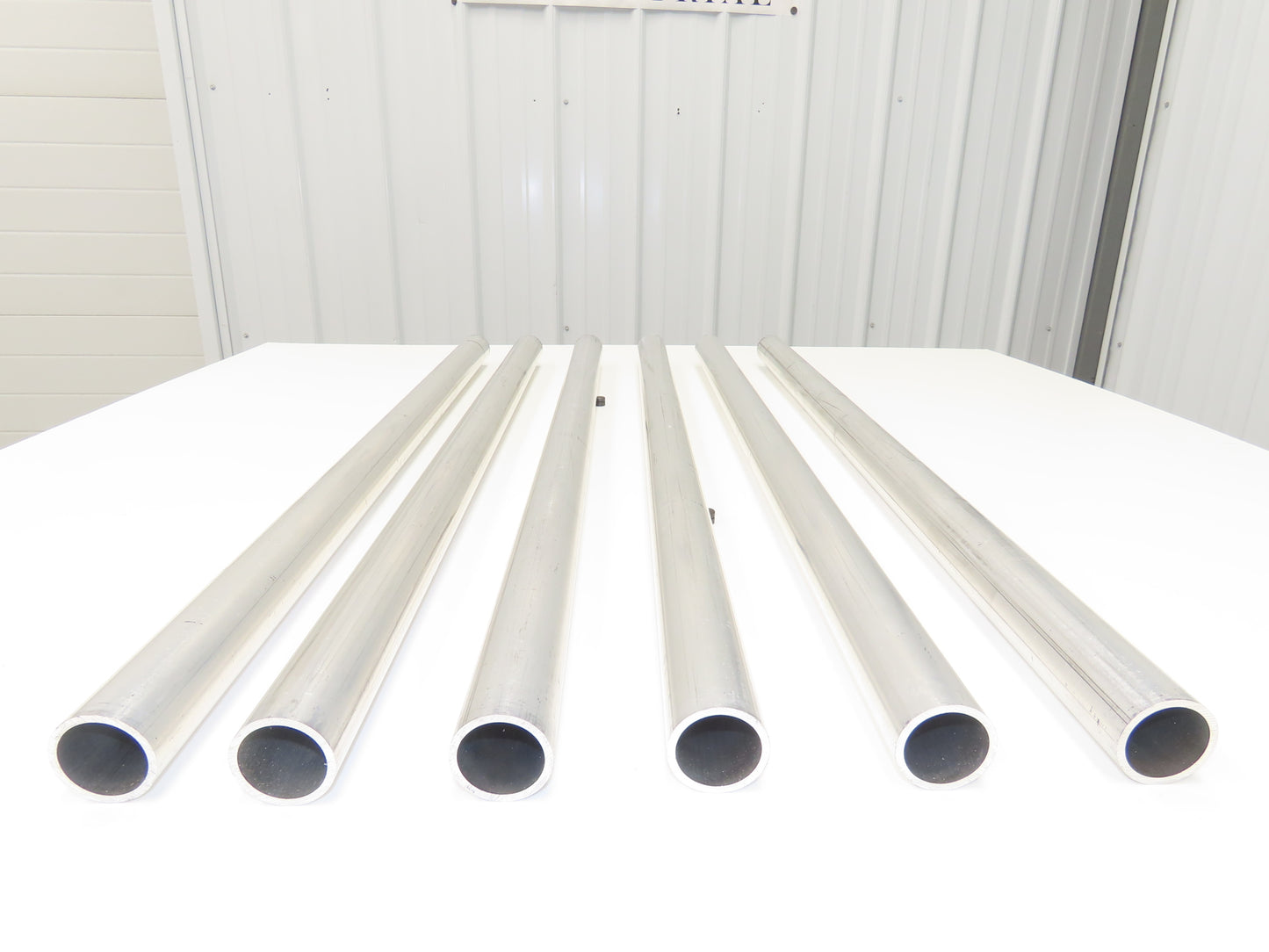 1-1/4"x 36" Sch 40 Aluminum Speed-Rail 1.66" Pipe OD Lot of 6