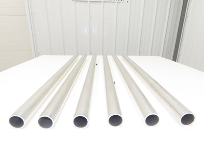 1-1/4"x 36" Sch 40 Aluminum Speed-Rail 1.66" Pipe OD Lot of 6