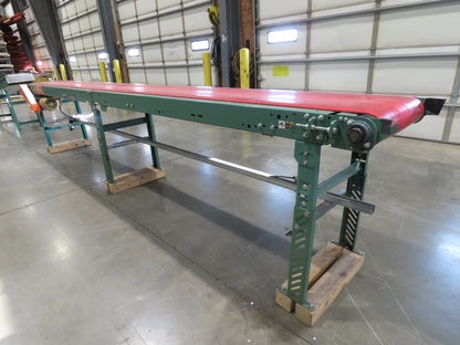 Roach 22"x 16' Slider Bed Conveyor 18"Belt 115V 1PH Variable Speed Drive 50FPM