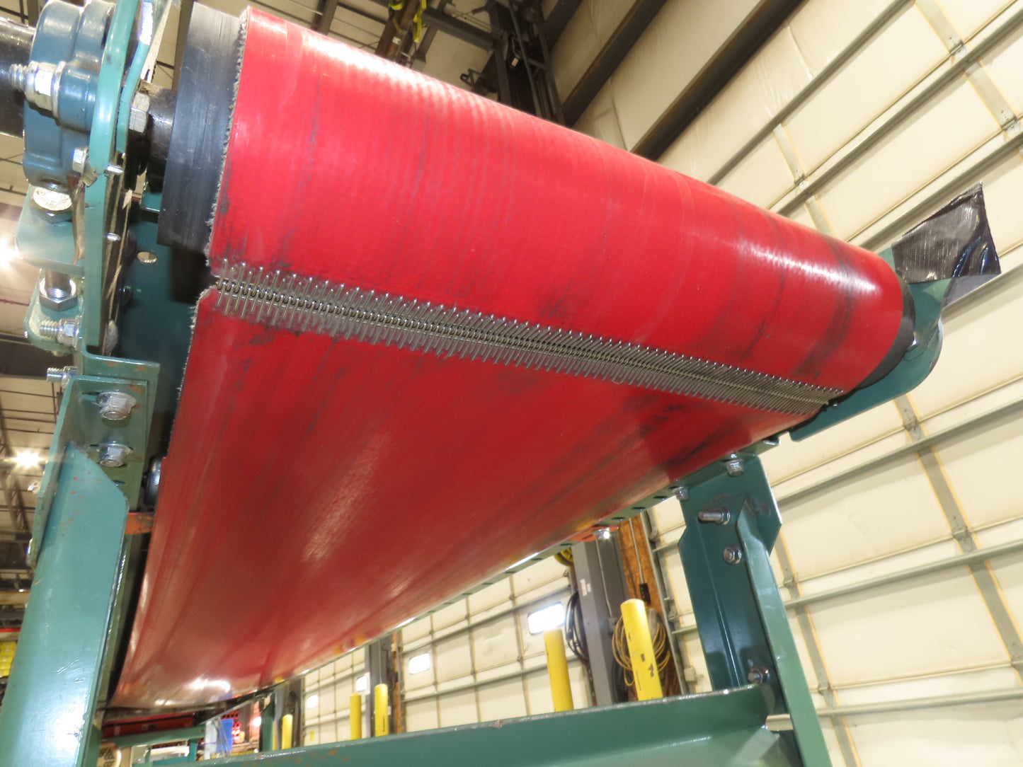 Roach 22"x 16' Slider Bed Conveyor 18"Belt 115V 1PH Variable Speed Drive 50FPM