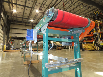 Roach 22"x 16' Slider Bed Conveyor 18"Belt 115V 1PH Variable Speed Drive 50FPM