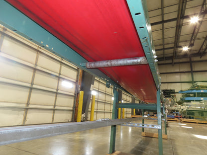 Roach 22"x 16' Slider Bed Conveyor 18"Belt 115V 1PH Variable Speed Drive 50FPM