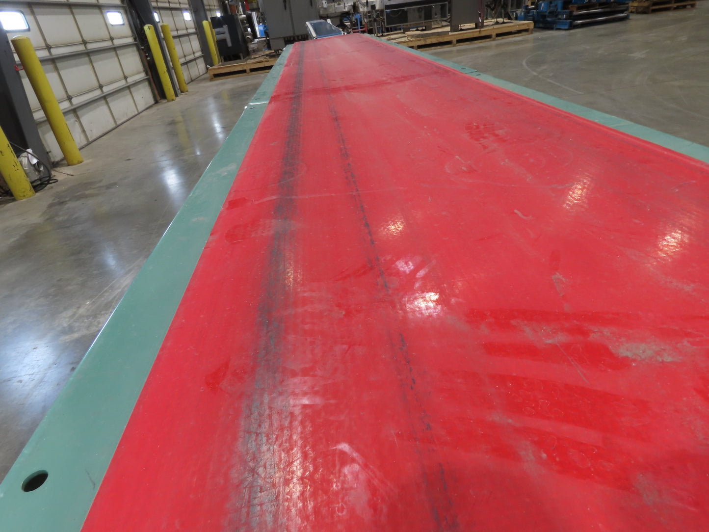 Roach 22"x 16' Slider Bed Conveyor 18"Belt 115V 1PH Variable Speed Drive 50FPM