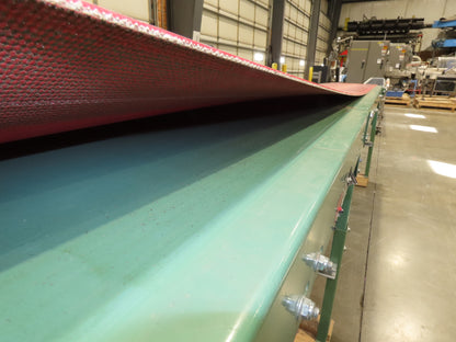 Roach 22"x 16' Slider Bed Conveyor 18"Belt 115V 1PH Variable Speed Drive 50FPM