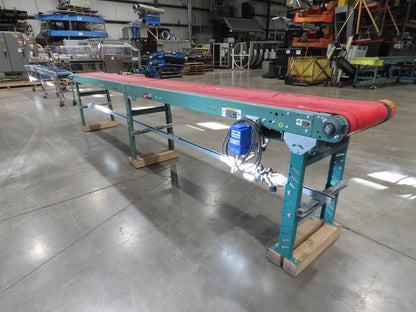 Roach 22"x 16' Slider Bed Conveyor 18"Belt 115V 1PH Variable Speed Drive 50FPM