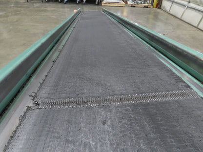 Roach 18"x 10' Slider Bed Incline Conveyor 11.5"Belt 115V 1PH 56FPM 29-45"H