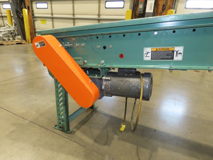 Roach 18"x 10' Slider Bed Incline Conveyor 11.5"Belt 115V 1PH 56FPM 29-45"H