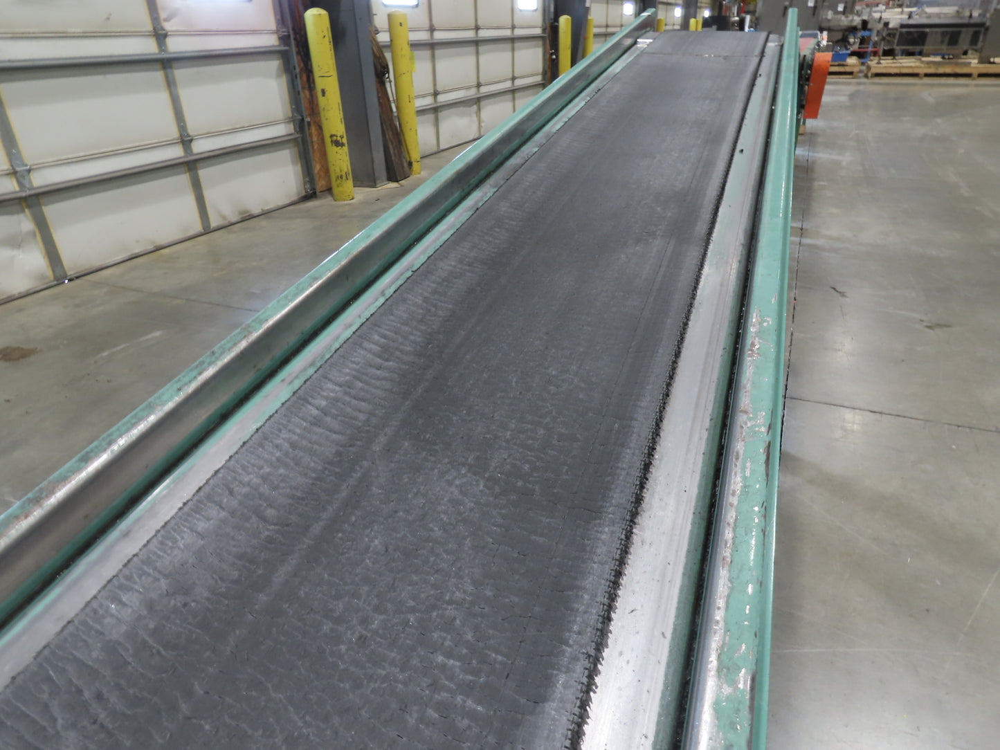Roach 18"x 10' Slider Bed Incline Conveyor 11.5"Belt 115V 1PH 56FPM 29-45"H