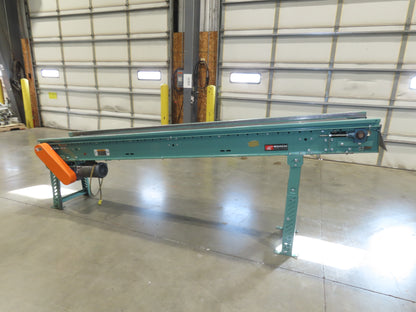 Roach 18"x 10' Slider Bed Incline Conveyor 11.5"Belt 115V 1PH 56FPM 29-45"H