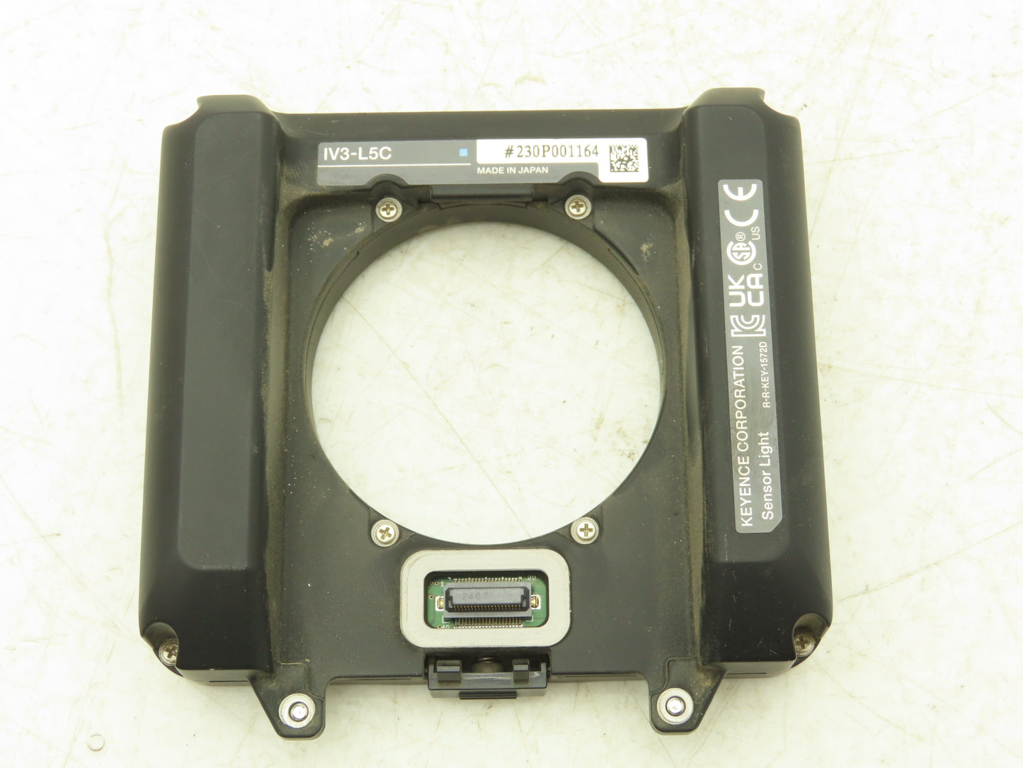 Keyence IV3L5C AI Imaging White LED Illumination Unit for Smart Camera IV3-500CA