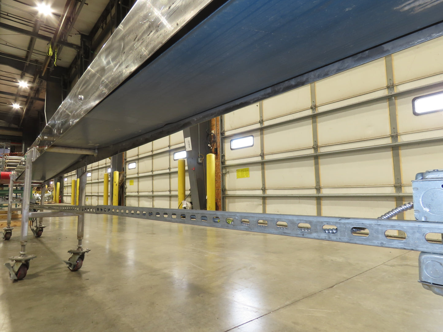 14"x 17' 6" Stainless Slider Bed Portable Conveyor 12"Belt 115V Variable Speed