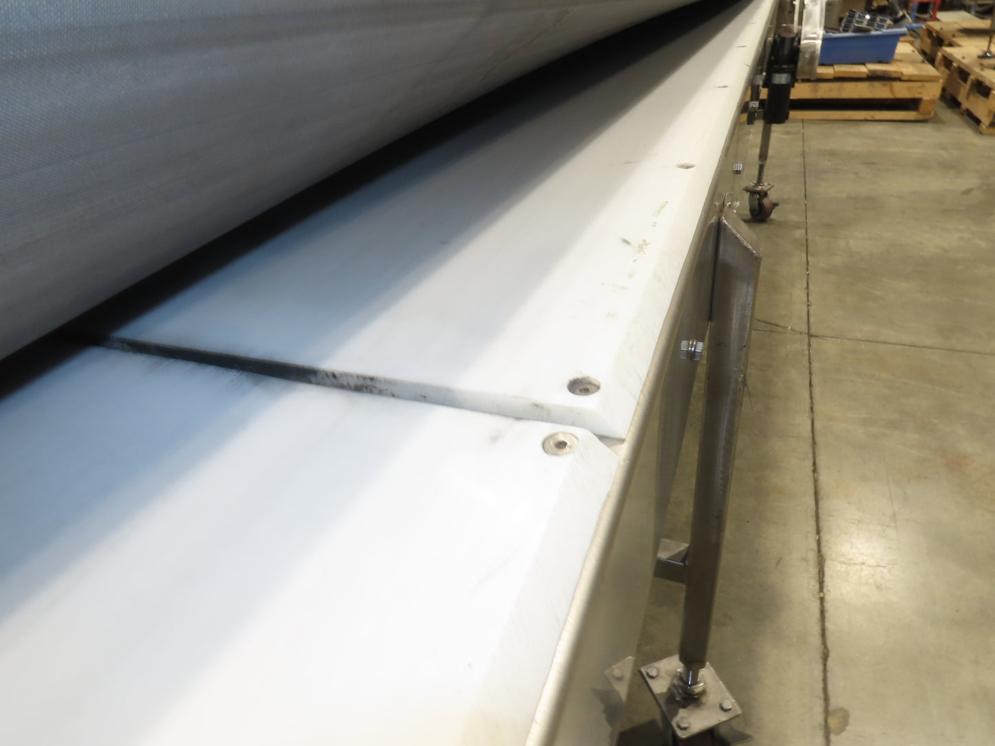 14"x 17' 6" Stainless Slider Bed Portable Conveyor 12"Belt 115V Variable Speed